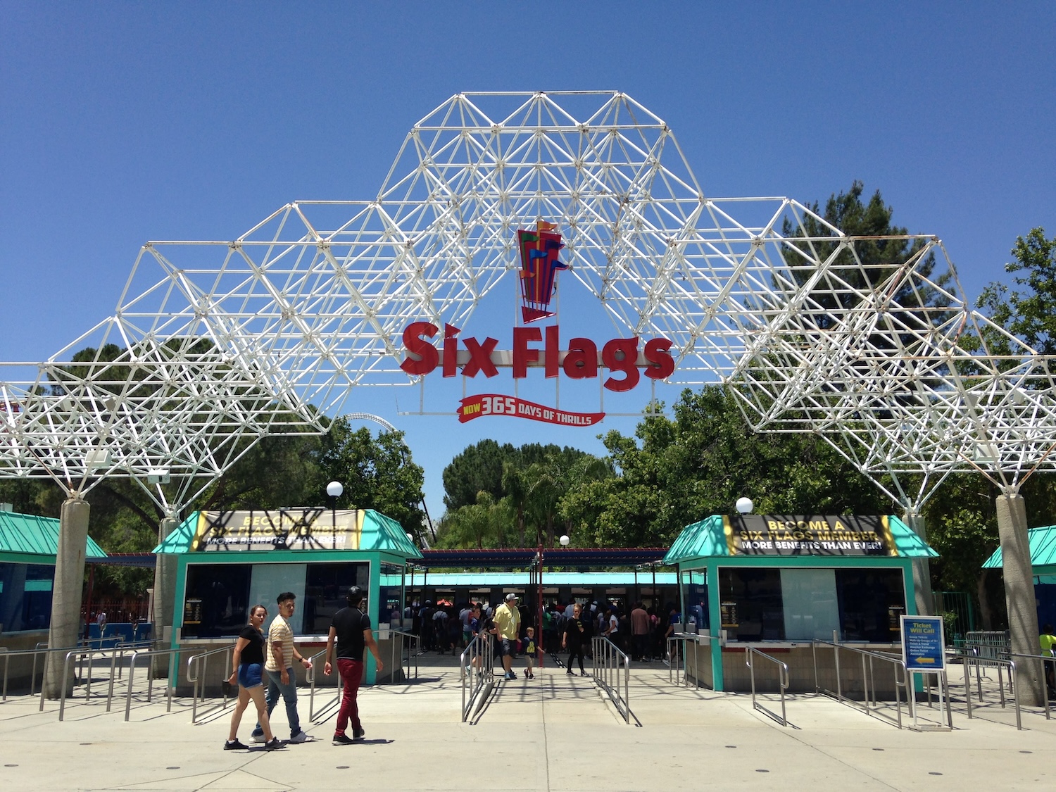 ロサンゼルス・マジックマウンテンツアー01